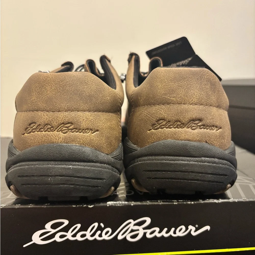 Eddie Bauer Brown Loafers with Moccasin Toe and Durable Sole - Picture 5 of 6